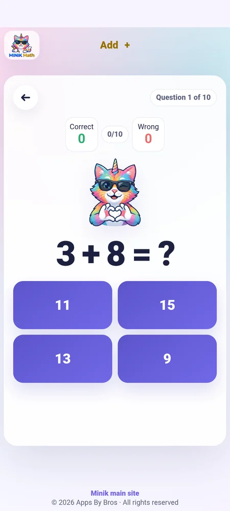 Minik Math — Ready to crack the next sum?