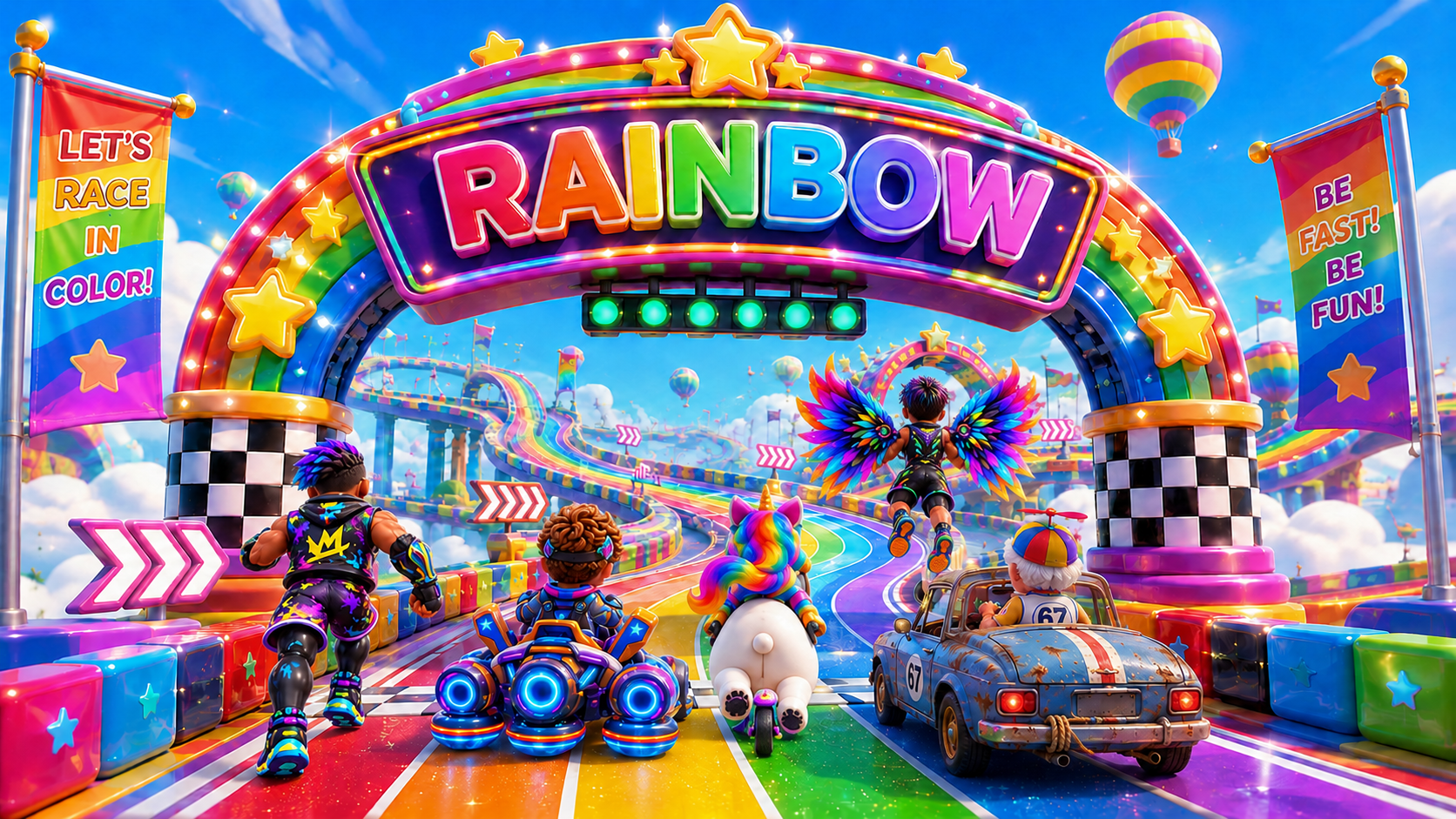 Rainbow race